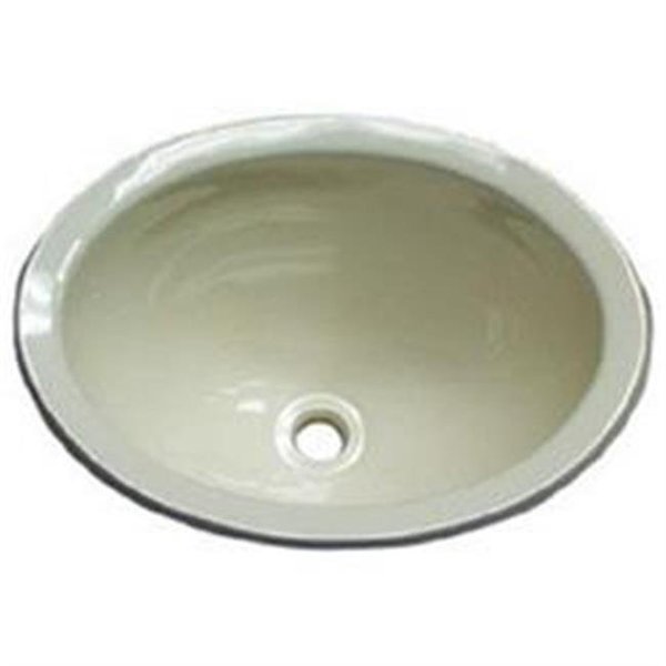 Lasalle Bristol Lasalle Bristol 16156PWA 10 x 13 in. ABS Oval Lavatory Sink; White L64-16156PWA